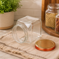 Pure Source India Crystal Clear Glass Jar Container Airtight Food Safe BPA Free, Multi-Purpose Jars – 100 Gm