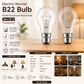 Electric Normal B22 Bulb 60 Wt Fluorescent Normal Bulb Set Of 2, Transparent