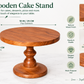 Pure Source India Natural Wooden Cake Stand & Serving Platter – 10 x 6 Inch