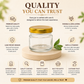 Pure Source India 20 Gram Mini Glass Jar with Gold Airtight Cap | Small Round Glass Jar for Candle, Balm, Scrub, Spices & Packaging | Bulk Order