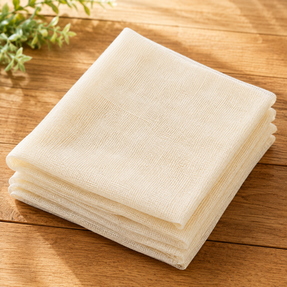 Pure Source India 100% Cotton Muslin Cloth for Kitchen | Unbleached Food Grade Cheesecloth for Straining, Roti Wrapping, Momos & Idli Steaming | Reusable Cooking Cloth