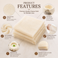 Pure Source India 100% Cotton Muslin Cloth for Kitchen | Unbleached Food Grade Cheesecloth for Straining, Roti Wrapping, Momos & Idli Steaming | Reusable Cooking Cloth