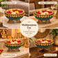 Pure Source India Premium Brass Urli Bowl for Home Décor, Indian Decorative Bowl with Embellished Design | Floating Flower & Candle Centerpiece for Diwali, Pooja, Weddings & Festive Décor