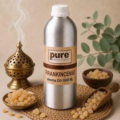 Pure Source India FRANKINCENSE Aroma Oil | Premium Fragrance Oil for Diffuser, Aromatherapy, Meditation, Candles, Soap Making, Humidifier & Home Air Freshener