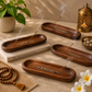 Natural Wood Incense Holder and Ash Catcher