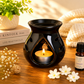 Pure Source India Regular Ceramic Aroma Burner Coming with 1 pc Free Candles