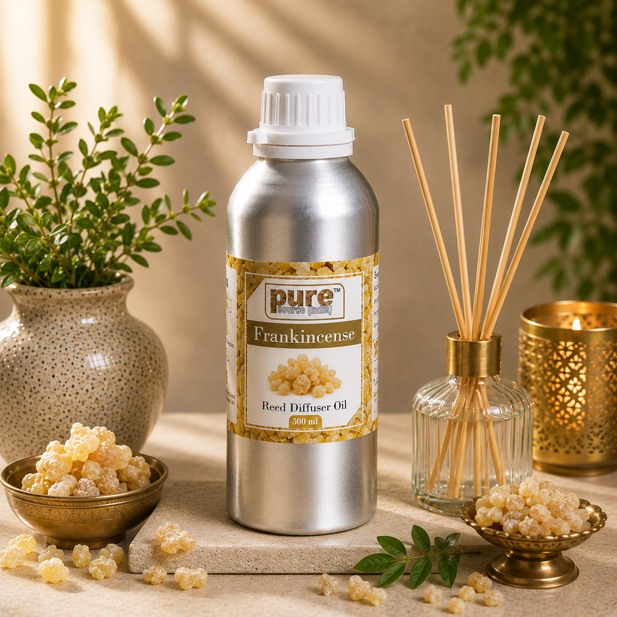 Pure Source (India) 500 ML Reed Diffuser Oil for Home, Bedroom, Living Room & Office, Liquid (Copy)