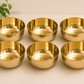 Pure Source India Bronze/Kansa Plain Bowl - 150ml, Gold
