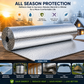 Pure Source India 12mm Reflective Bubble Insulation Sheet, Heat Resistant, Aluminum Foil Thermal Insulation Roll, Silver