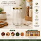 Pure Source India Spice Jar Containers, 300 gm Round