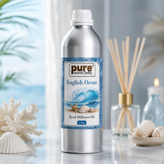Pure Source (India) 1 Liter Reed Diffuser Oil for Home, Bedroom, Living Room & Office, Liquid
