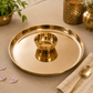 Dinner Thali Set , Bronze - 2 Pieces ,300 Ml