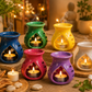 Pure Source India Regular Ceramic Aroma Burner Coming with 1 pc Free Candles