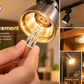 Pure Source India 3-in-1 2 Pin Mirchi Halogen Bulb – Capsule Halogen Lamp, Clear Glass, Pack of 5