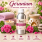 Pure Source India Geranium Aroma Oil | Premium Fragrance Oil for Diffuser, Aromatherapy, Meditation, Candles, Soap Making, Humidifier & Home Air Freshener