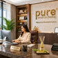 Pure Source India 100ML Lemongrass Aroma Reed Diffuser Refill , 8 Pcs Reed Stick Coming Free With This Reed Diffuser Oil