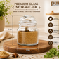 Pure Source India 60ML Spice Jar, Glass Container