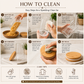 Pure Source India 1400ml Airtight Bamboo Lid Borosilicate Glass Jar Container For Kitchen Storage