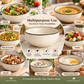 Pure Source India Dotted White Small Ceramic Bowl Handcrafted/Decorative Bowls for Home and Kitchen(3.5 Inch Diameter, 1.5 Inch Height)