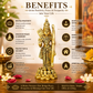 Pure Source India Pure Brass Lord Shree Ram Idol | Ayodhya Ram Murti for Home Decor & Mandir (5.5 Inch) (384 gm)