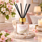Pure Source India Blossom Reed Diffuser Oil Set 100ml With  6 Rattan Reed Sticks – Premium Aromatherapy Home Fragrance with Glass Bottle |Air Freshener for Home, Bedroom & Office | Ideal for Gifting