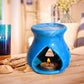 Pure Source India Regular Ceramic Aroma Burner Coming with 1 pc Free Candles
