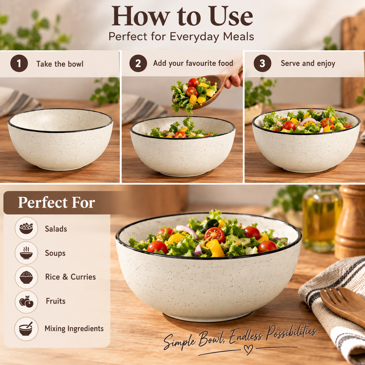 Pure Source India Dotted White Small Ceramic Bowl Handcrafted/Decorative Bowls for Home and Kitchen(3.5 Inch Diameter, 1.5 Inch Height)