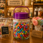 Pure Source India 3 Kg Glass Jar Container With Purple Lid Handle