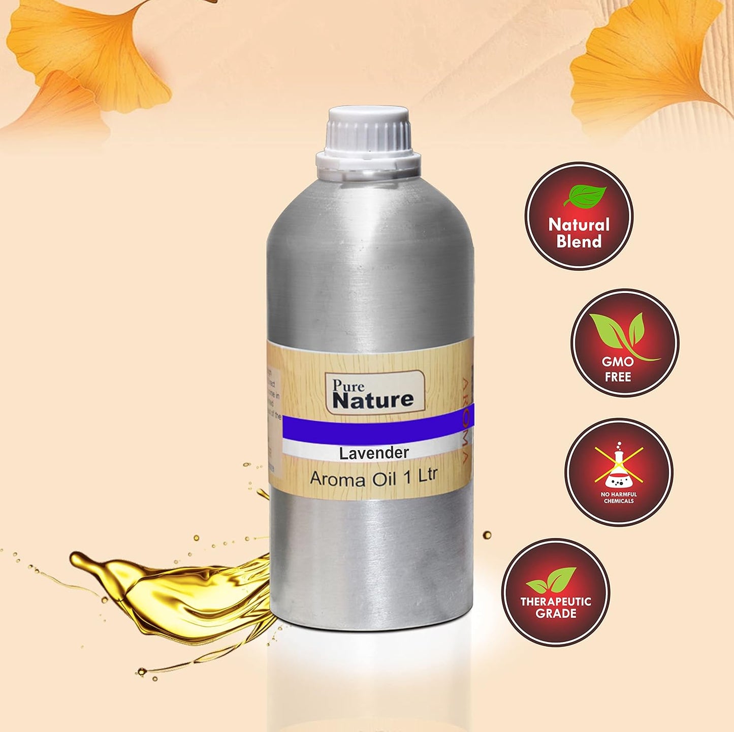 Pure Source India Aroma Diffuser Oil Essential for Oil Burner, Soap Making, Candle Making Etc. 1 Ltr Pack of Fragrance Oil
