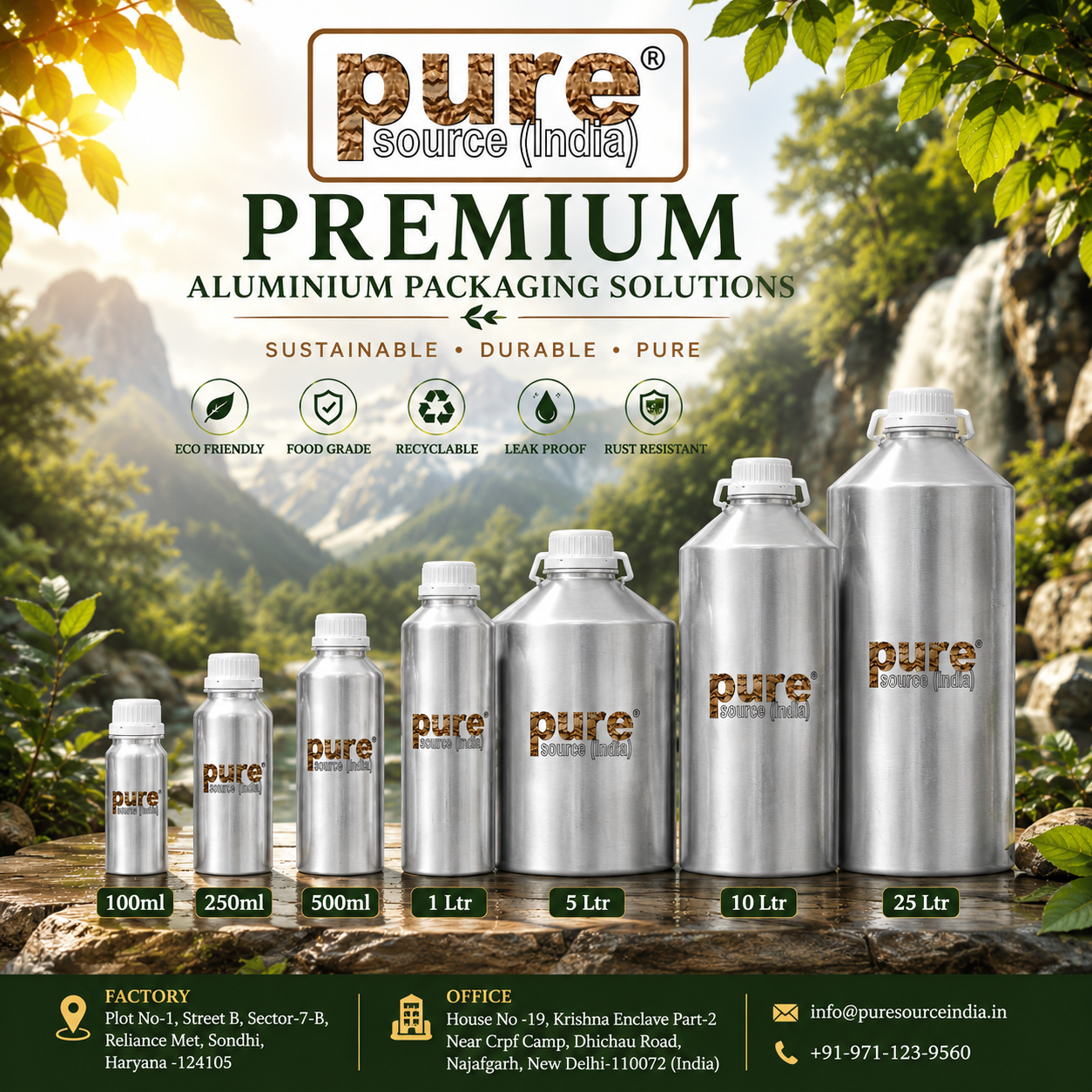 Aluminum Packaging Bottle