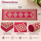 Pure Source India Pink Cotton Yoga Mat for Women and Men, 2X6 feet, 3mm thick, Light Weight, Machine Washable, Home Exercise