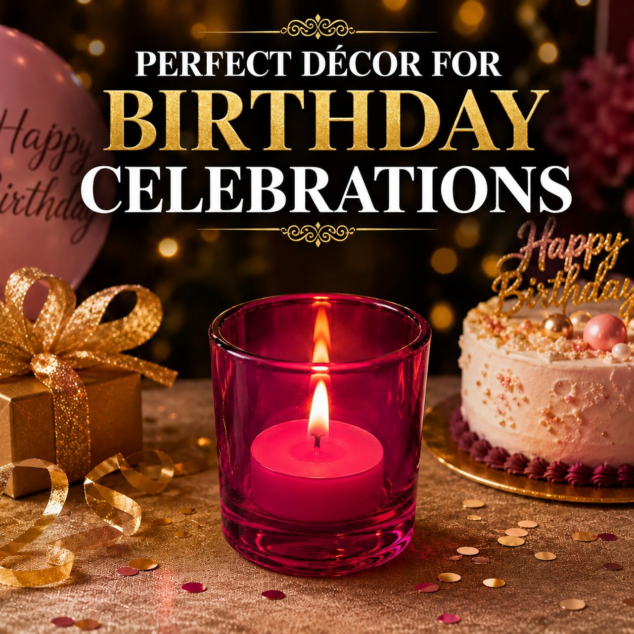 Pure Source India Pack of 16, Pink Tea Light Votive Glass Candle Holders – Perfect for Diwali, Weddings, Spa & Holiday Décor