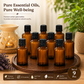 Pure Source India Reusable 100ml Black Cap Empty Amber Glass Bottle with Euro Dropper for Essential Oils, Fragrances, Medicines, DIY Perfumes & Homeopathy (Set of 3)