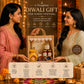 Pure Source India Diwali Pooja Gift Set with Roli Kumkum & Ghee Wicks Complete Diwali pooja and gifting combo (Yellow)