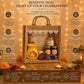 Pure Source India Diwali Pooja Gift Set with Roli Kumkum & Ghee Wicks Complete Diwali pooja and gifting combo (Yellow)