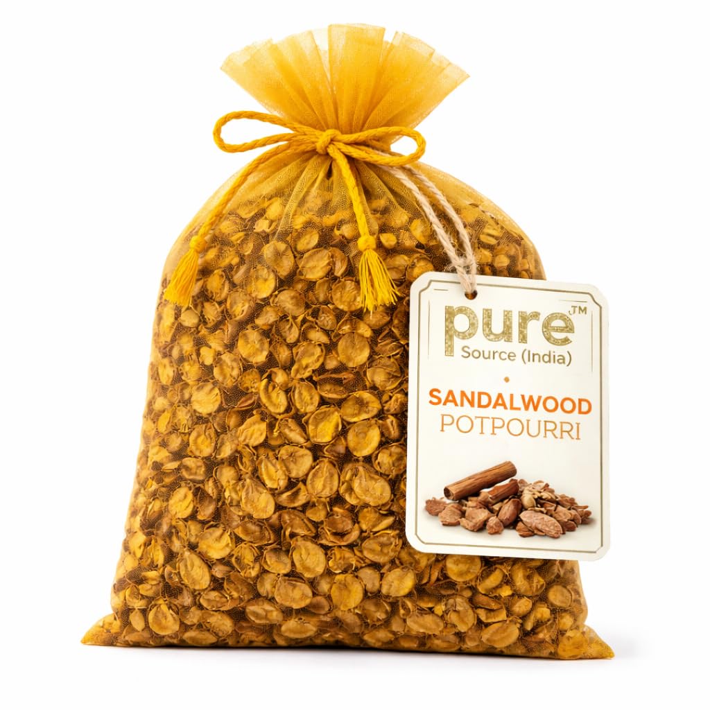 Pure Source India 130gm Scented Lavender Potpourri – Decorative Fragrant Dried Flower Petals for Home & Gift Use