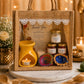 Pure Source India Diwali Pooja Gift Set with Roli Kumkum & Ghee Wicks Complete Diwali pooja and gifting combo (Yellow)