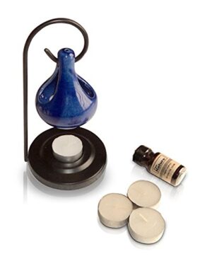 Pure Source India Ceramic Aroma Set (Blue)