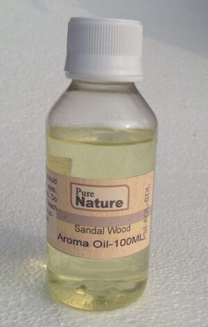 Pure Source India Of Sandal Wood Oil 100 Ml Well Pack In Dropper Type Bottle , Easy To Use , No Wastage At The Time Of Your Use