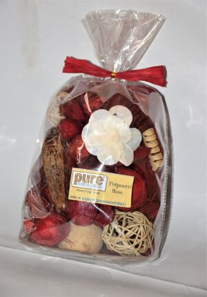 Pure Source India Highly Fragranced Potpourri 300 Gram Pack (Rose)