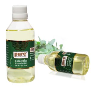 Pure Source India Eucalyptus Essential Oil (200ML) Pack of 2