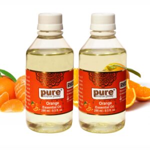 Pure Source India Orange Essential Oil (200 ML) Pack of 2