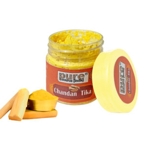 Pure Source India Chandan Tika – Pure Sandalwood Powder Tilak for Pooja, Meditation & Religious Use-50gm