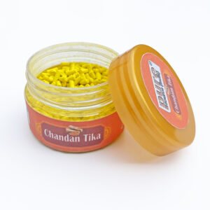 Pure Source India Pure Danedar Chandan – Natural Sandalwood Powder in Dabba for Pooja, Tilak & Spiritual Use (50 GM)