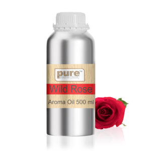 Pure Source India Wild Rose Aroma Oil – 100% Pure & Natural Essential Oil for Diffuser, Relaxation, Aromatherapy & Home Fragrance (500ML)
